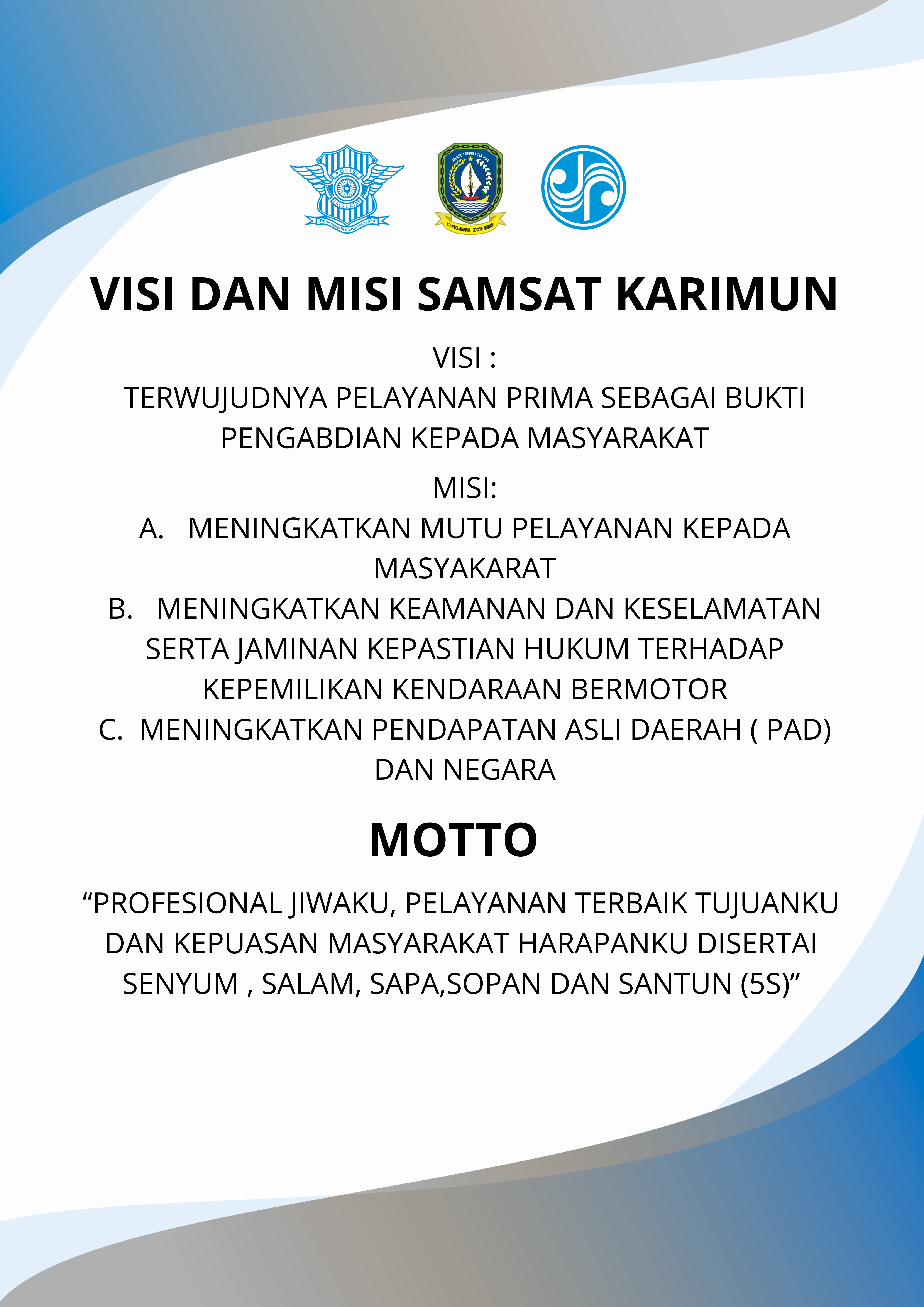 MOTTO SAMSAT KARIMUN